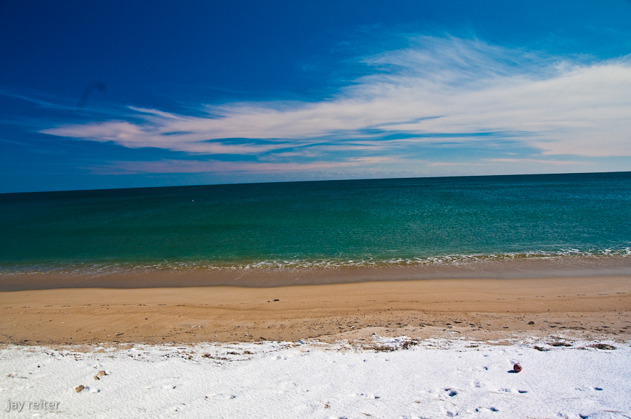 Winter beach